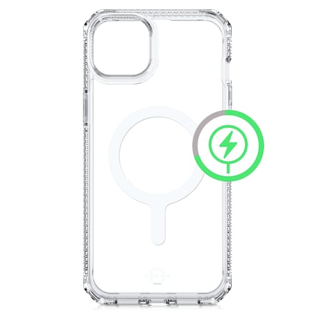 Itskins Hybrid r Clear Magsafe Case For Apple Iphone 15 / Iphone 14 / Iphone 13, Transparent AP5N-HMACR-TRSP